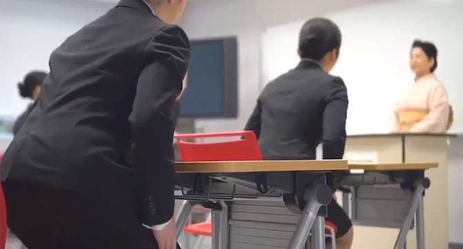 永井とも子の講義風景